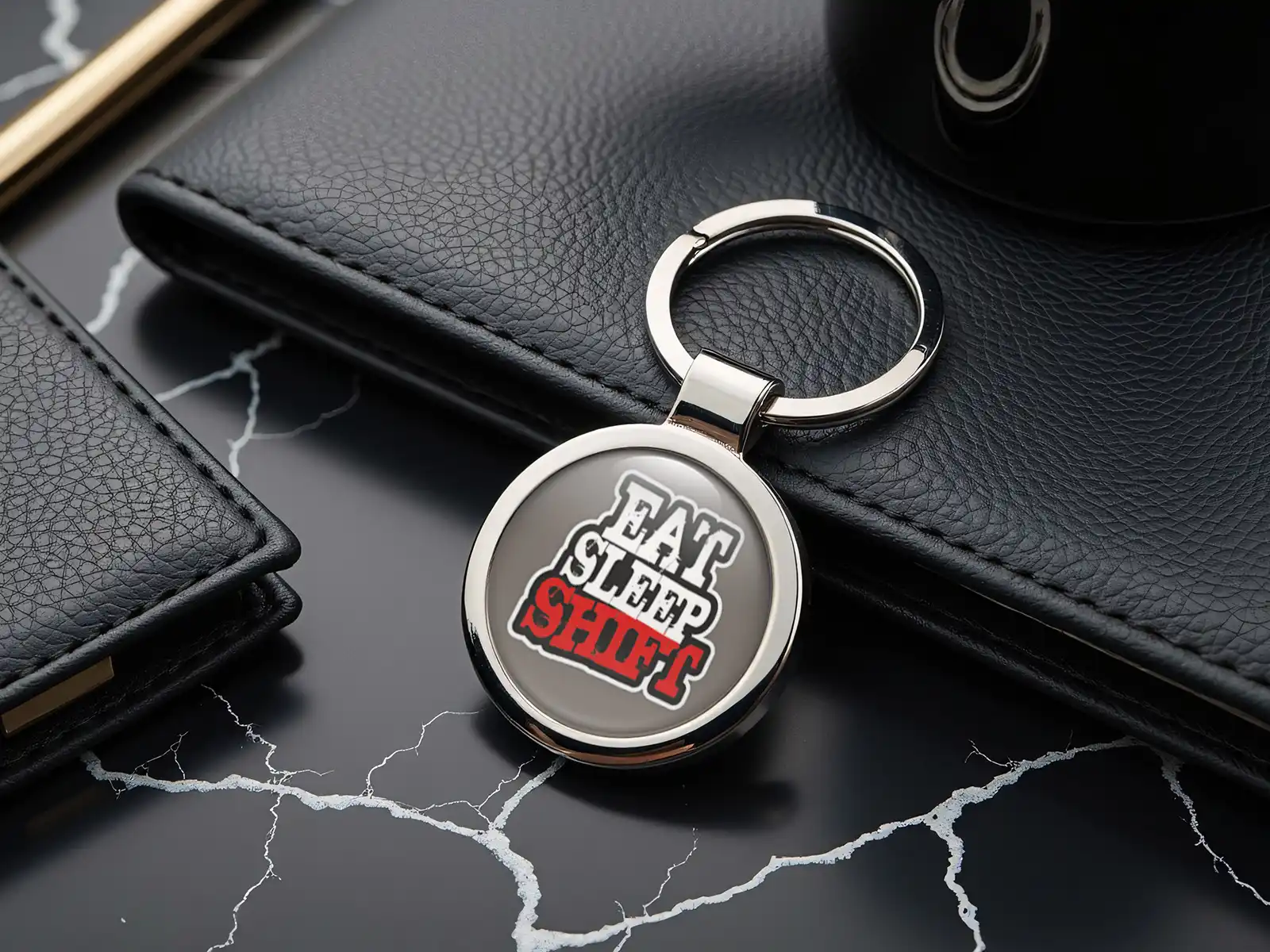Custom Key Rings Metallic Durable Style